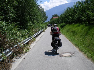 Wegweiser in Burgeis