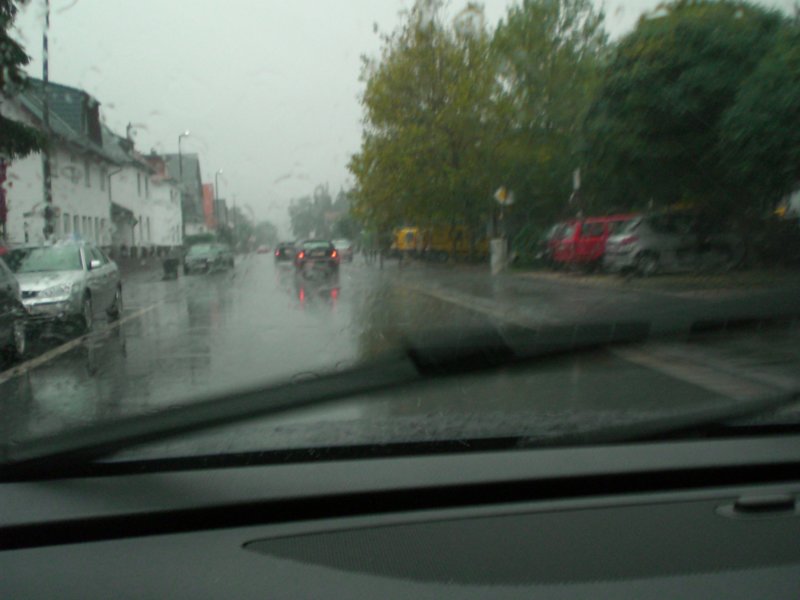 Wehrheim im Regen